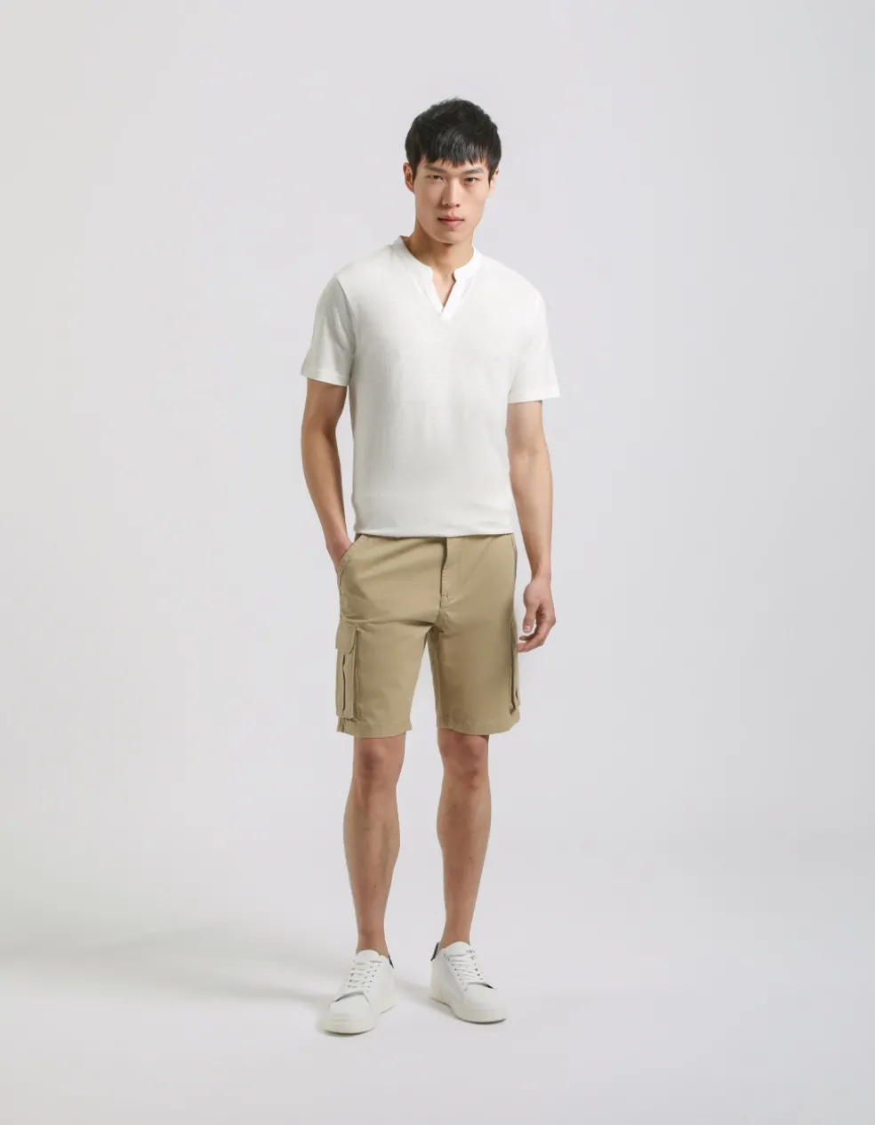 Bermuda cargo 100% cotone