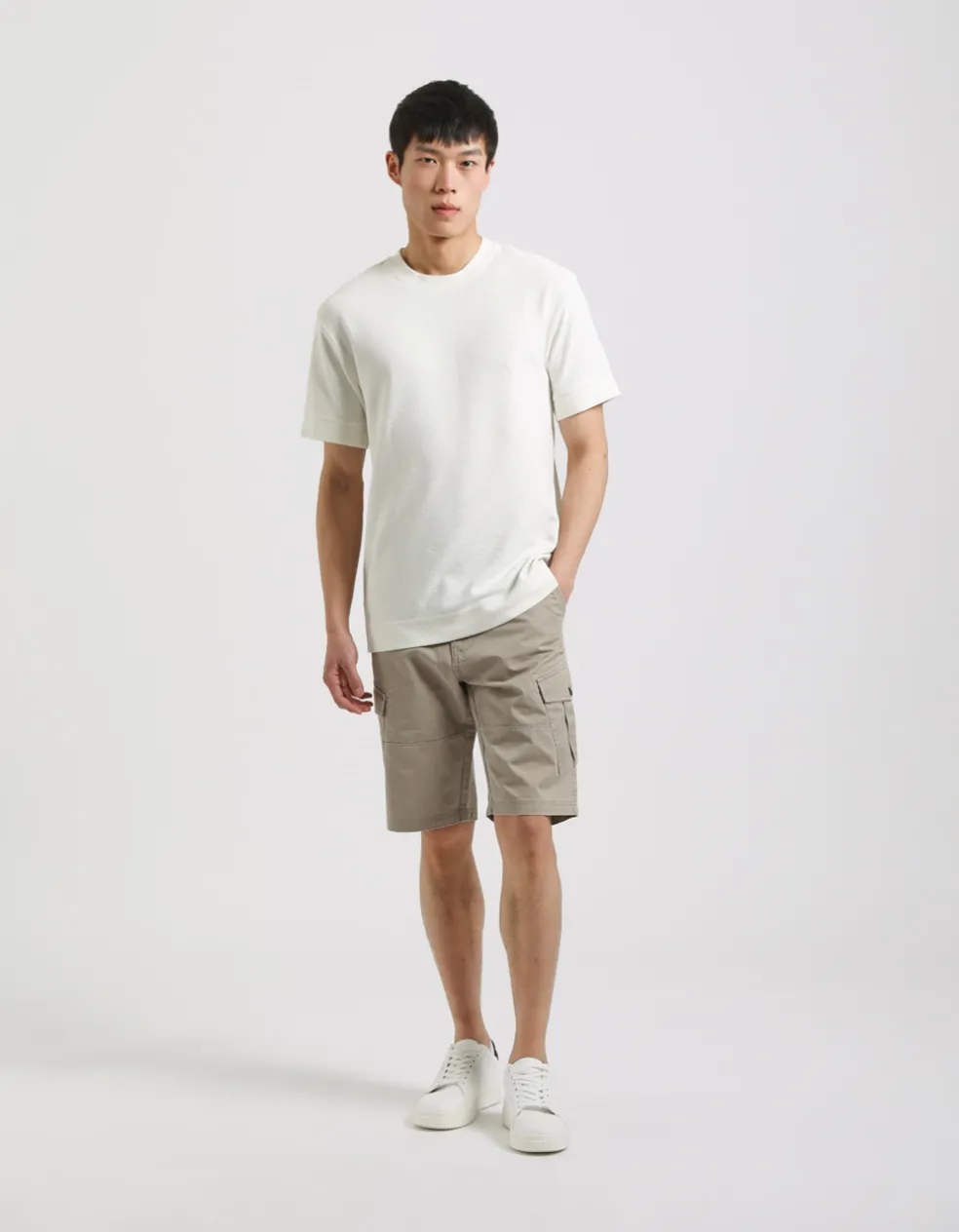 Bermuda cargo 100% cotone