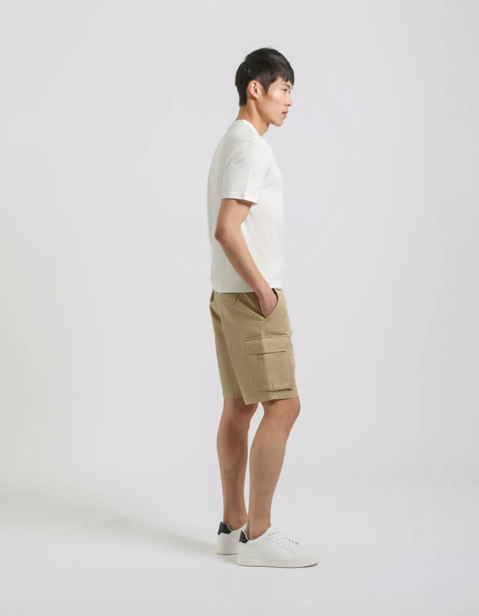 Bermuda cargo 100% cotone