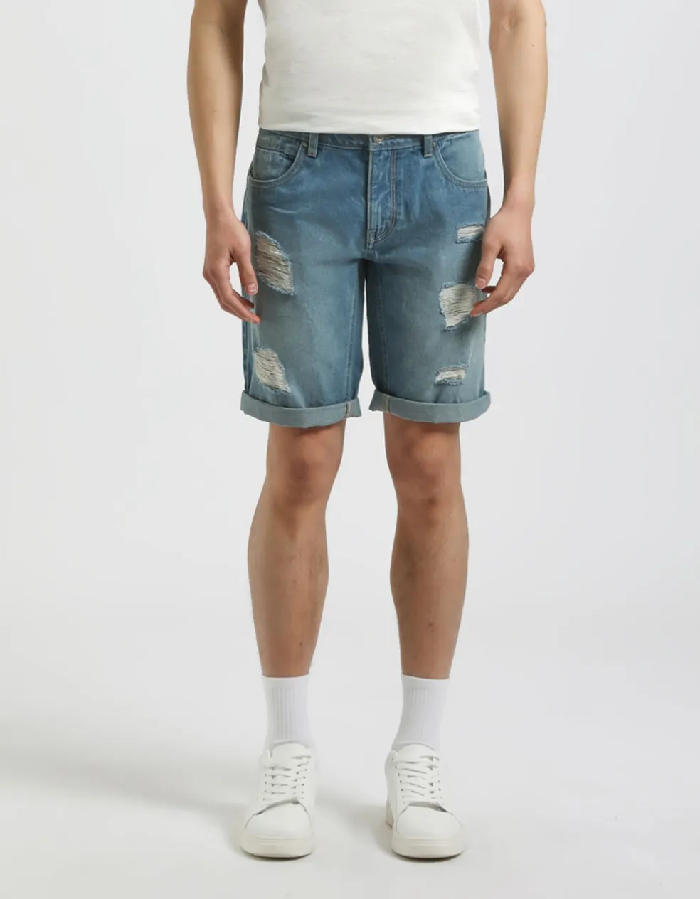 Bermuda di jeans regular fit