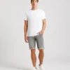 Bermuda di jeans slim fit grigio