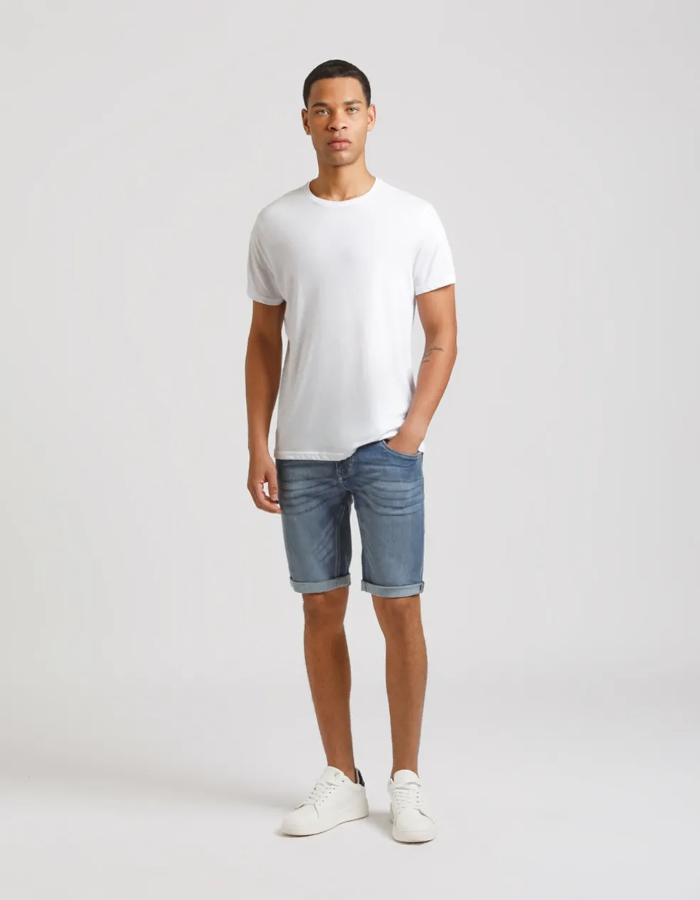 Bermuda di jeans slim fit