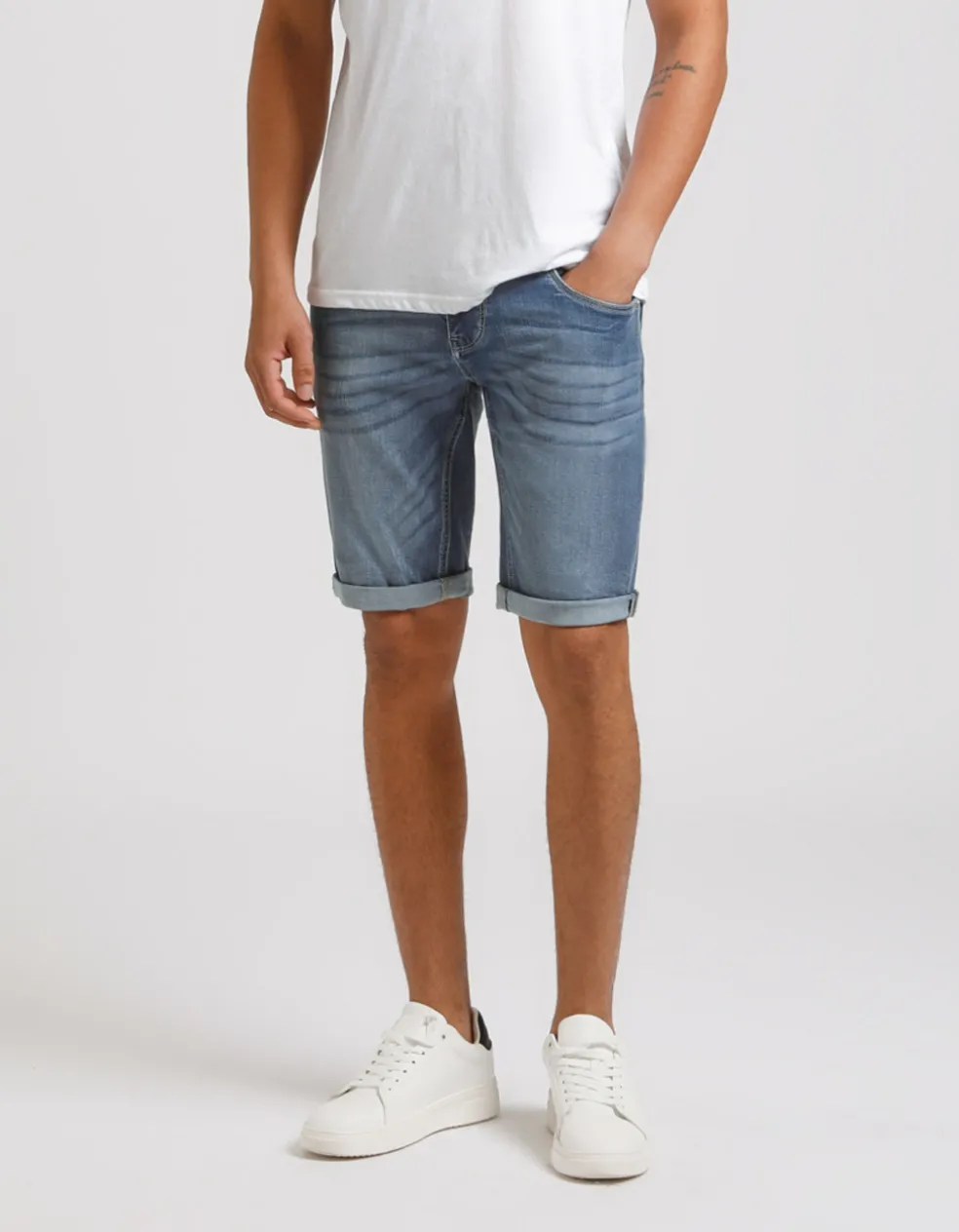 Bermuda di jeans slim fit