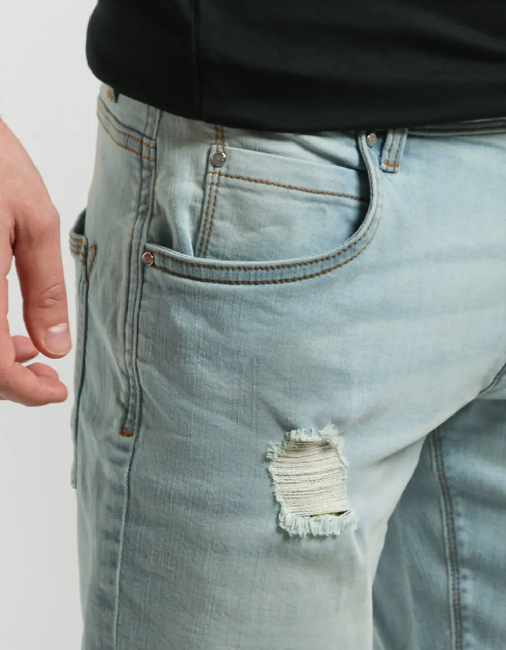 Bermuda di jeans slim fit