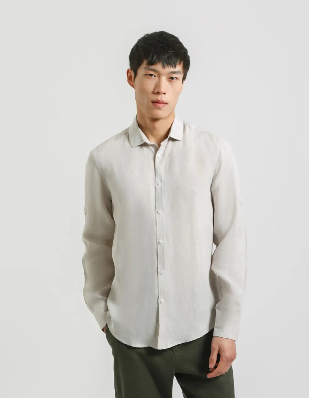 Camicia 100% lino