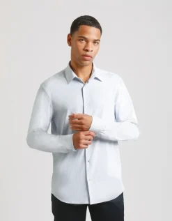 Camicia manica lunga a righe