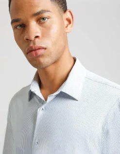 Camicia manica lunga a righe