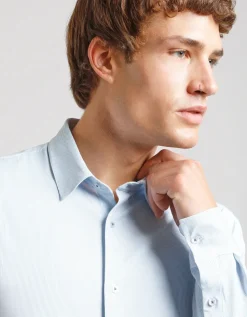 Camicia manica lunga a righe
