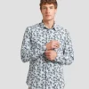 Camicia manica lunga con fantasia