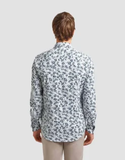 Camicia manica lunga con fantasia
