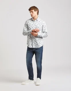 Camicia manica lunga con fantasia