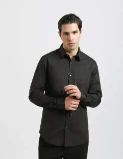 Camicia manica lunga in cotone
