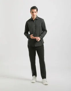 Camicia manica lunga in cotone