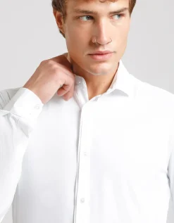 Camicia manica lunga tinta unita