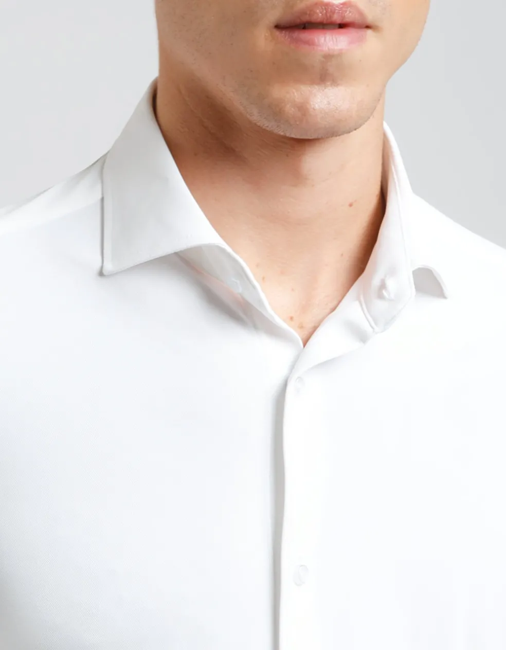 Camicia manica lunga tinta unita