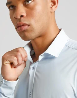 Camicia manica lunga tinta unita