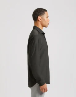 Camicia manica lunga tinta unita