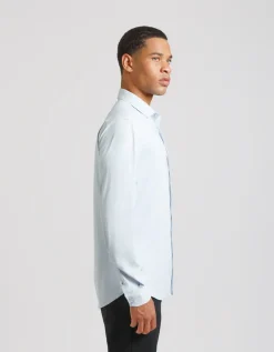 Camicia manica lunga tinta unita