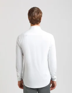 Camicia manica lunga tinta unita