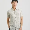 Camicia mezza manica fantasia