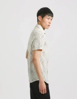 Camicia mezza manica fantasia