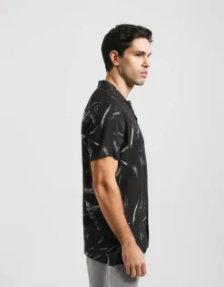 Camicia mezza manica fantasia 100% viscosa