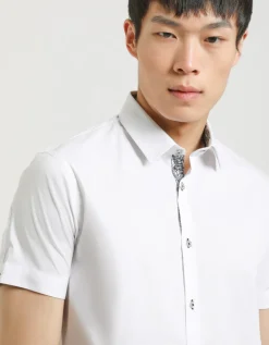 Camicia mezza manica in cotone