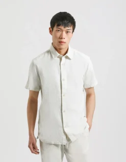 Camicia mezza manica misto cotone