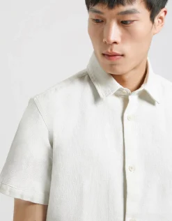 Camicia mezza manica misto cotone