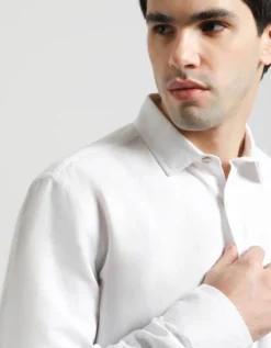 Camicia misto lino