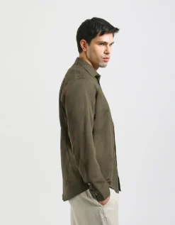 Camicia misto lino