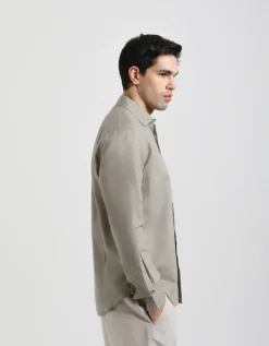 Camicia misto lino