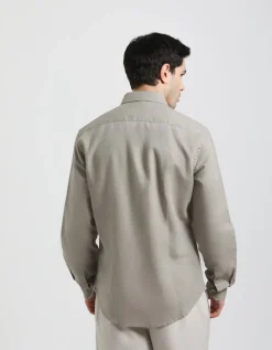 Camicia misto lino