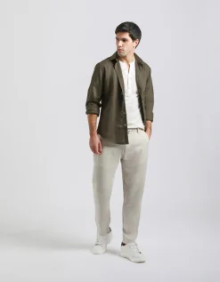 Camicia misto lino