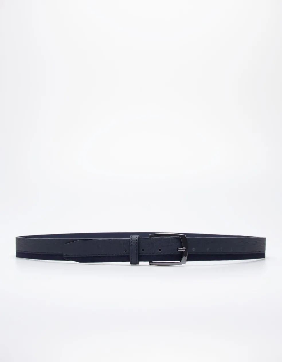 Cintura con inserto suede
