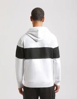 Felpa con cappuccio colorblock