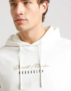 Felpa con cappuccio con stampa