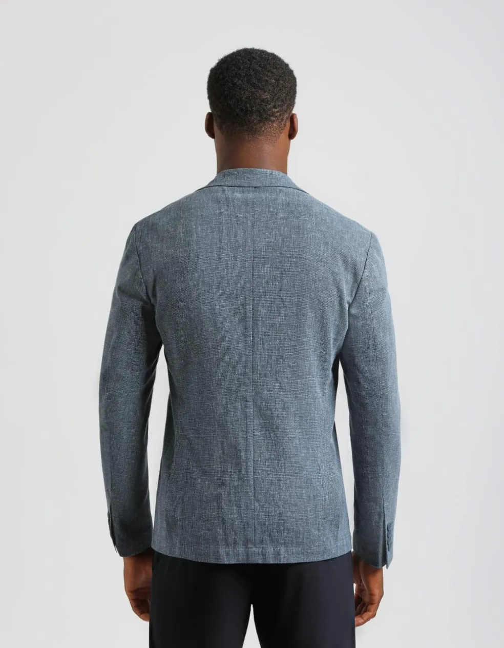 Giacca misto lino cotone