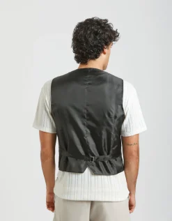 Gilet strutturato misto cotone