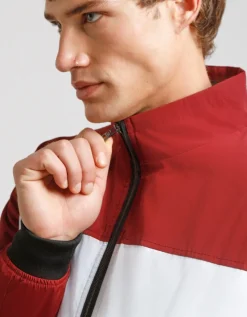 Giubbotto bomber colorblock