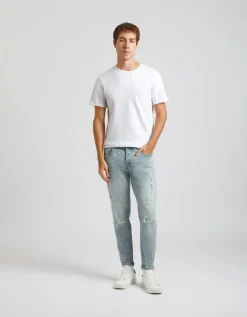 Jeans skinny fit con strappi