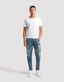 Jeans skinny fit con strappi