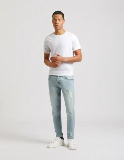 Jeans skinny fit con strappi
