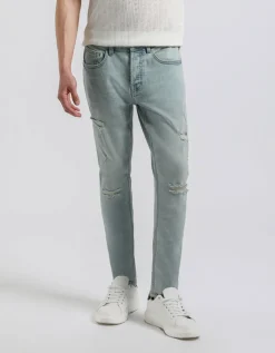 Jeans skinny fit con strappi