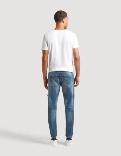 Jeans skinny fit con strappi