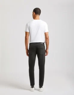 Jeans skinny fit nero con strappi