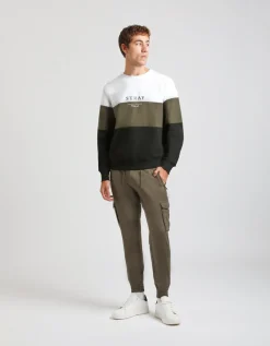Jogger in felpa con tasconi