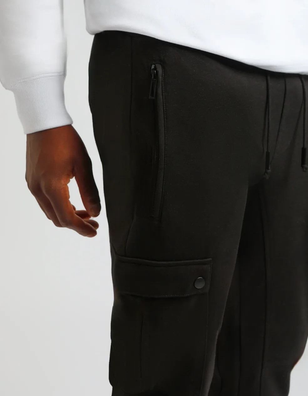 Jogger in felpa con tasconi