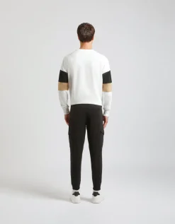 Jogger in felpa con tasconi