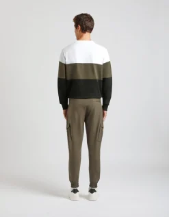 Jogger in felpa con tasconi